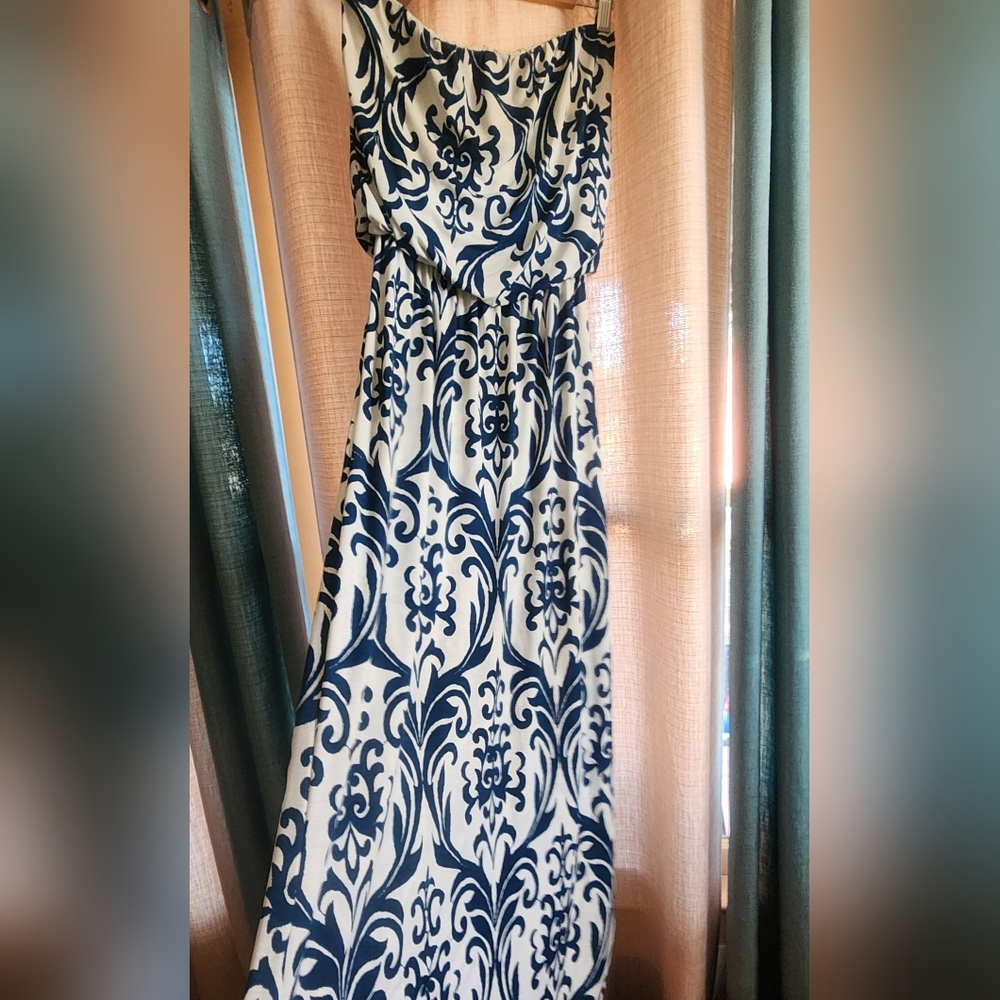 Strapless Womens  Maxi Dress Sz Medium